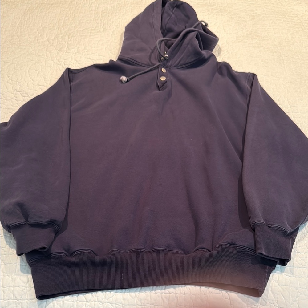 Ralph Lauren Blue Hoodie with Relaxed Fit